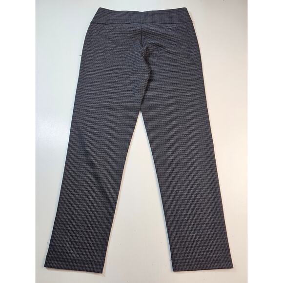 NWT Zac & Rachel PETITE PS black speckled red pull on pants comfort career - Picture 2 of 11